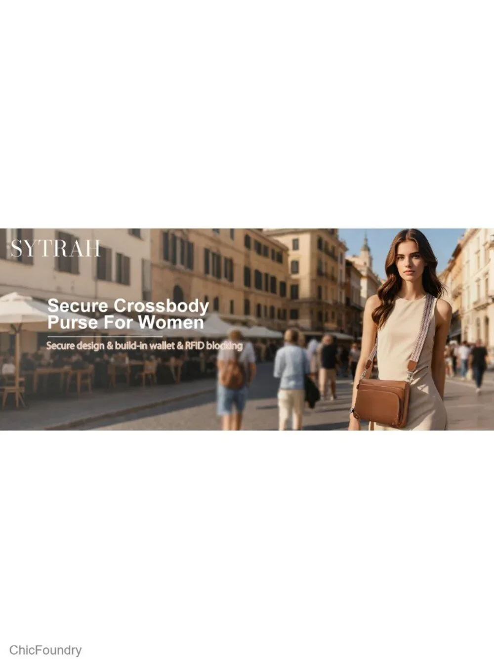 Anti-Theft Crossbody Purse with RFID Blocking & Built-In Wallet